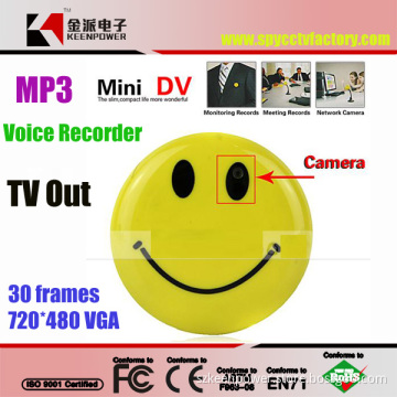 Smile Face Camera Mini Voice Recorder with MP3 & TV out